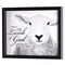Edge Collection - 15" x 12" - Black - Scriptural Framed Wall Art: Behold The Lamb Of God - 1 Piece